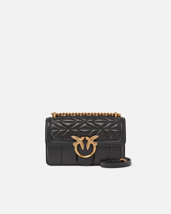 Pinko Love One Mini Crossbody Bag Black