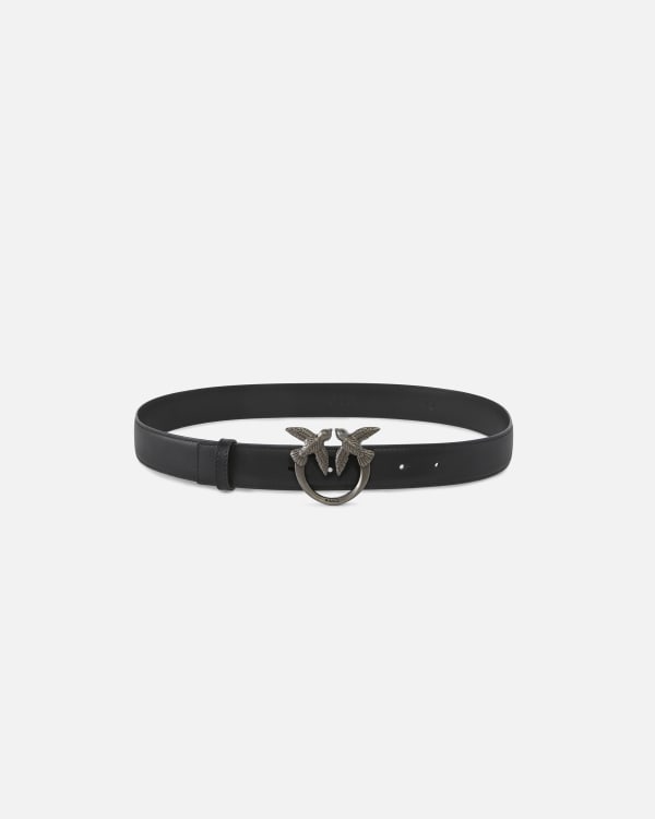 ベルト PINKO Woman Belt Black 1 100125A0F1 Z99O Love Birds leather belt 3cm PINKO → Shop Online