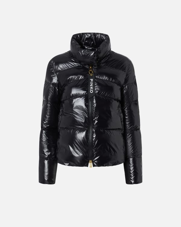Doudoune caban en nylon cristal PINKO Achete en ligne