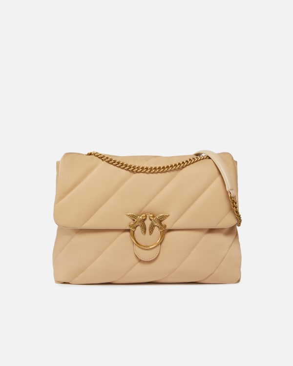 Borsa grande trapuntata Love Bag tessuto riciclato Pinko Acquista Online