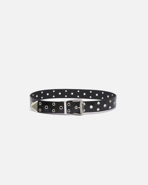 Leather belt with eyelets, 4cm PINKO → Shop Online
