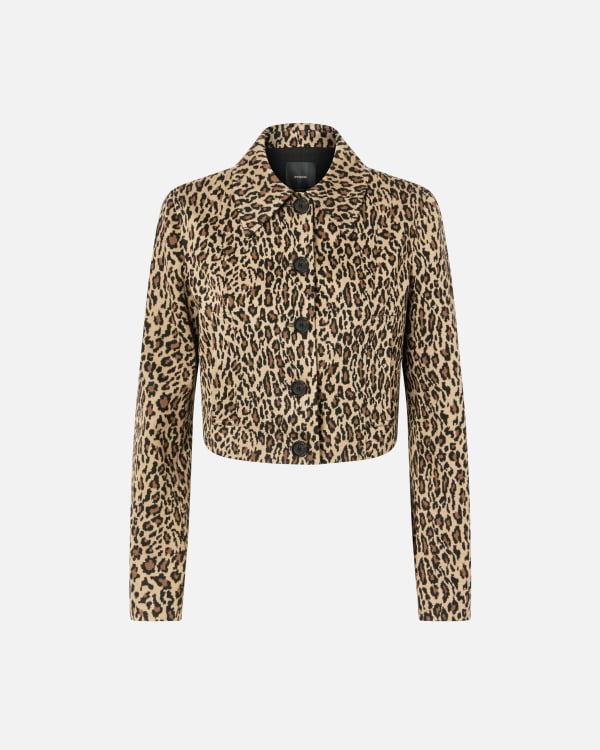Leopard short jacket deals
