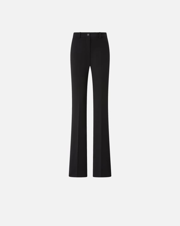 パンツ PINKO 100155A24DG02 Trousers Pinko Wendy narrow-waisted wide leg stretch cotton trousers