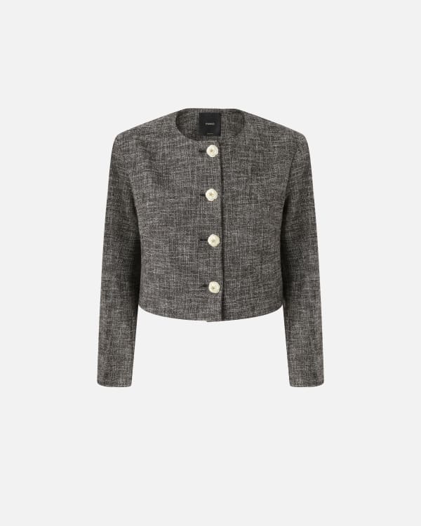 Short flannel jacket PINKO → Shop Online