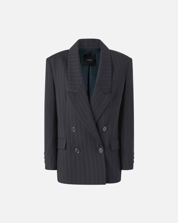 ＜イタリア製＞PINKO ピンコ軍服風ジャケット 金刺繍 ブラック系 イタリア製＞PINKO ピンコ軍服風ジャケット 金刺繍 ブラック系