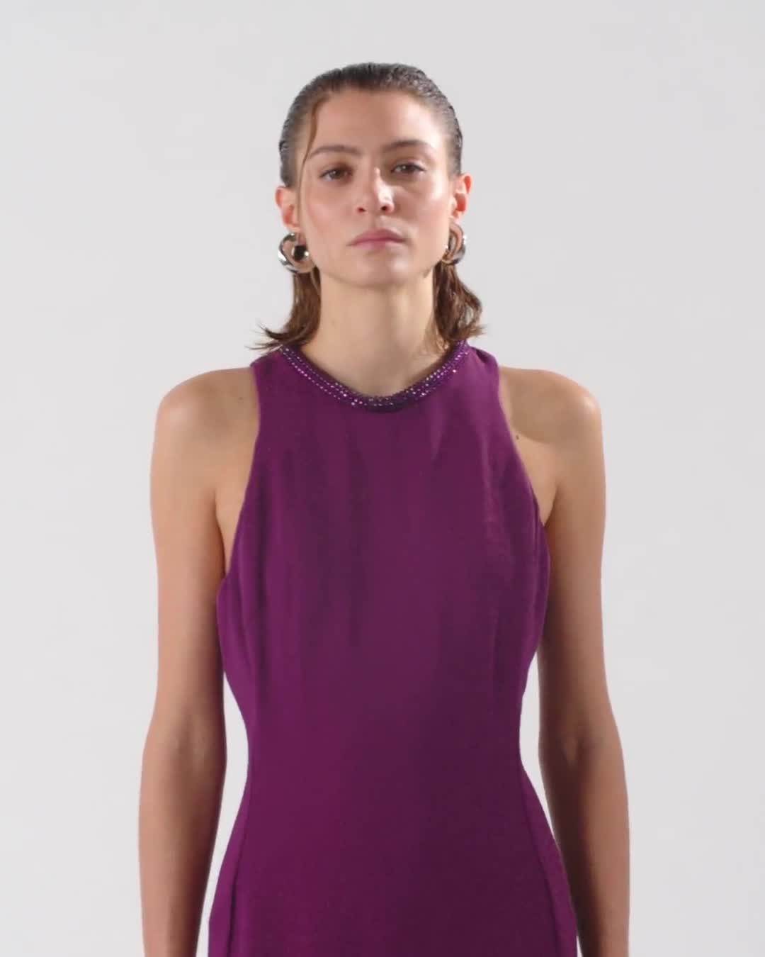 Black sheath dress with rhinestoned neckline PINKO → Shop Black sheath dress with rhinestoned neckline PINKO → Shop