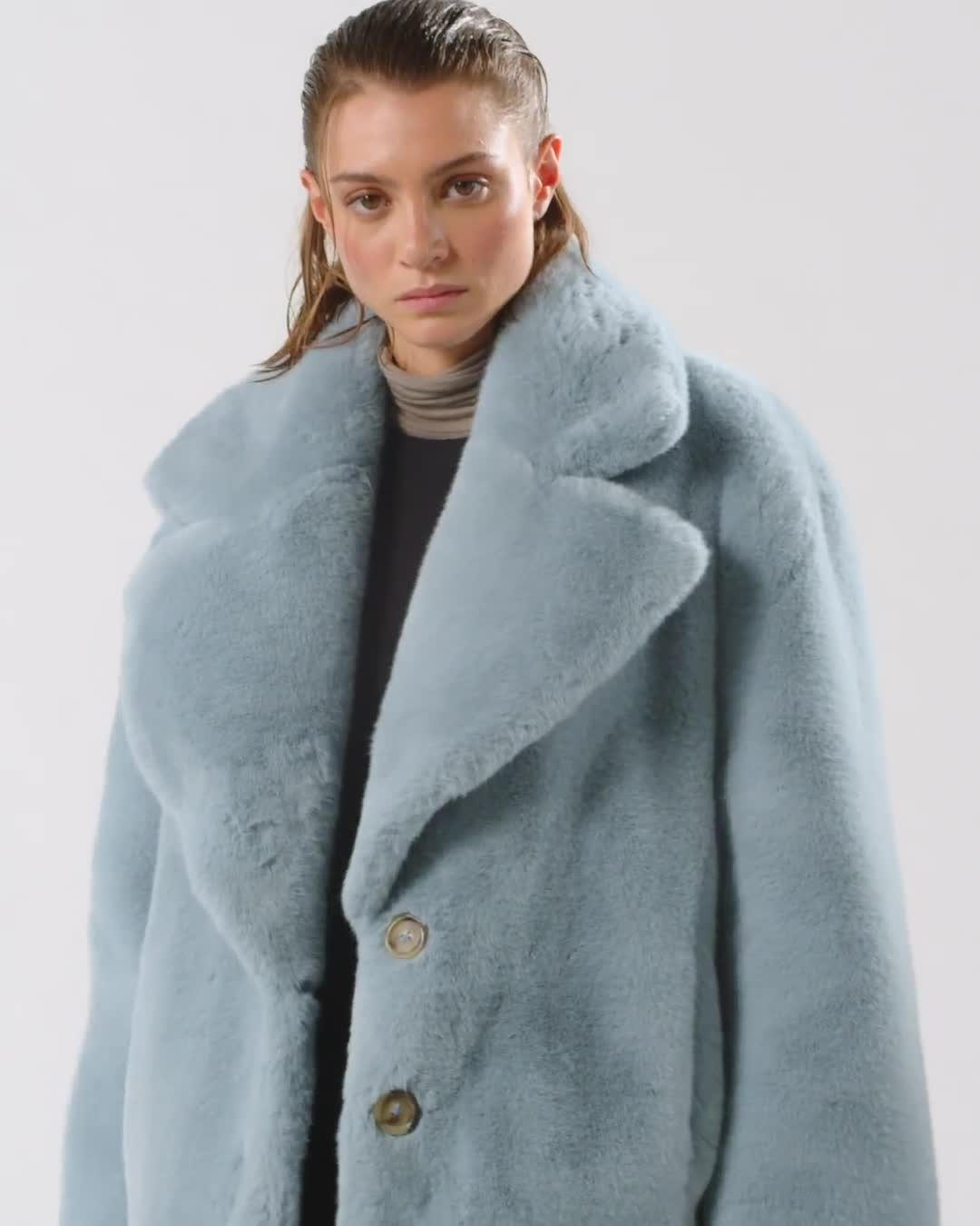 Pinko fur coat hot sale