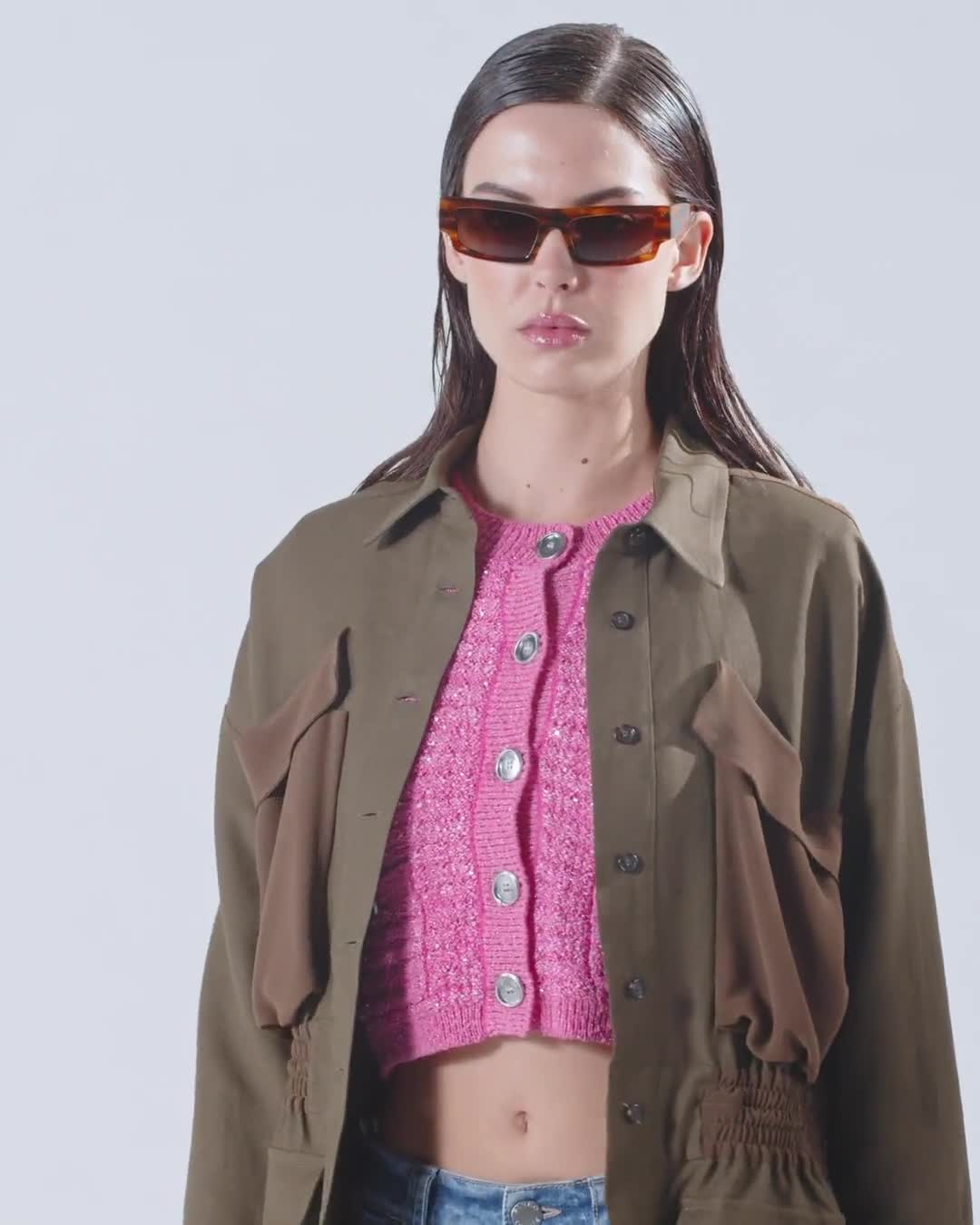 Lightweight shacket with pockets PINKO → Shop Online