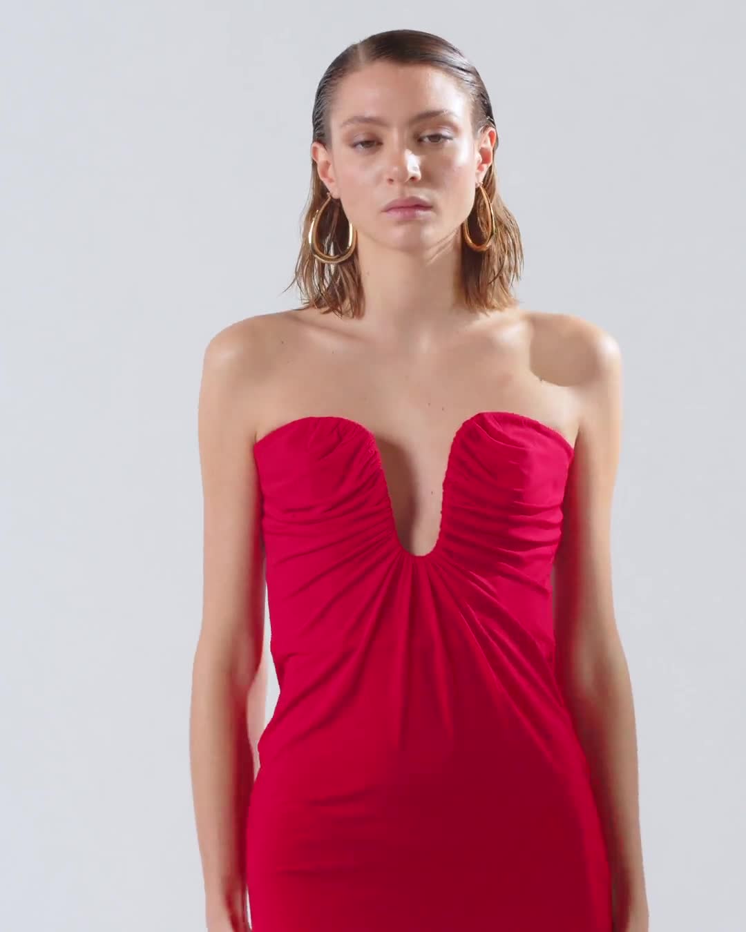 ワンピース PINKO Women Skirts 105021A2GSR49 Red PINKO Women's Red Midi Dress – Pavidas