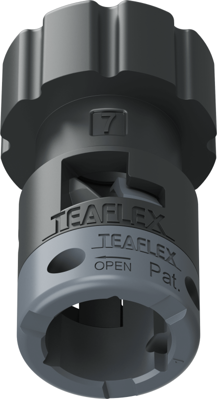 Teaflex BSFA polyamidová vsuvka s UNEF závitem pro řadu AMP CPC, stupeň krytí IP66 3