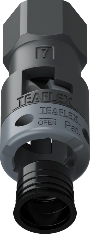 Teaflex BSF polyamidová rovná vnitřní tvarovka, stupeň krytí IP68 3