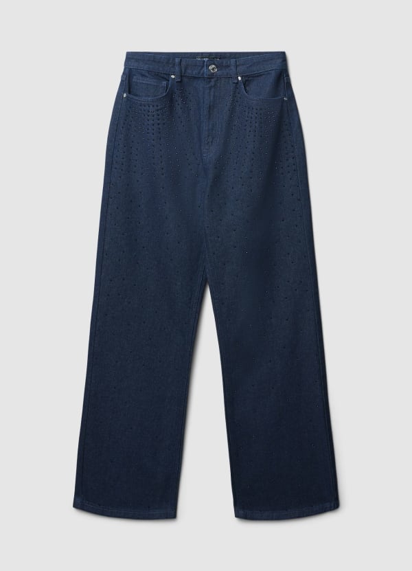 Jeans con strass