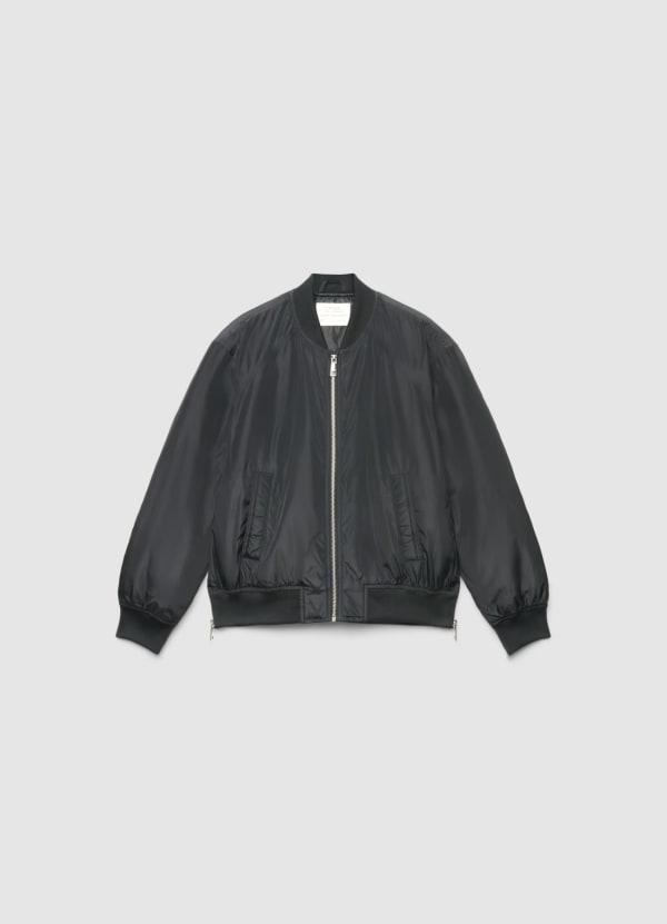 Bomber imbottito con zip