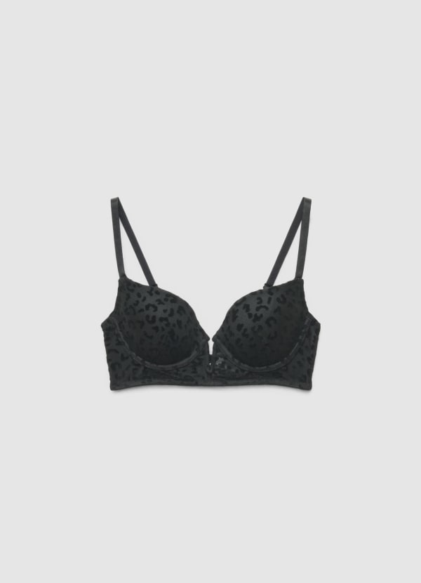 Reggiseno bustier floccato