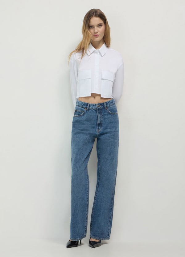 Camicia crop tasconi