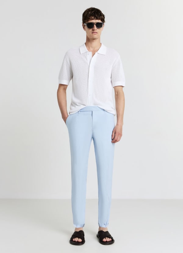 Pantalone tinta unita