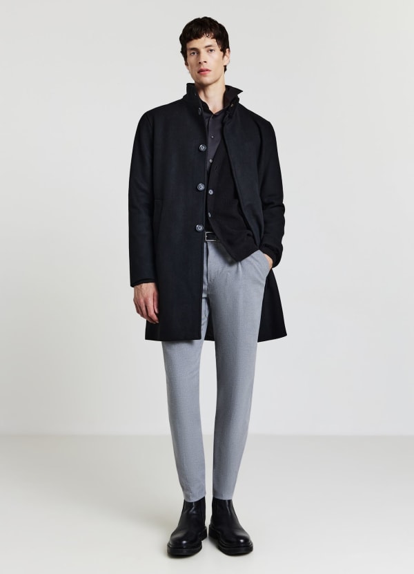Cappotto chiusura nascosta