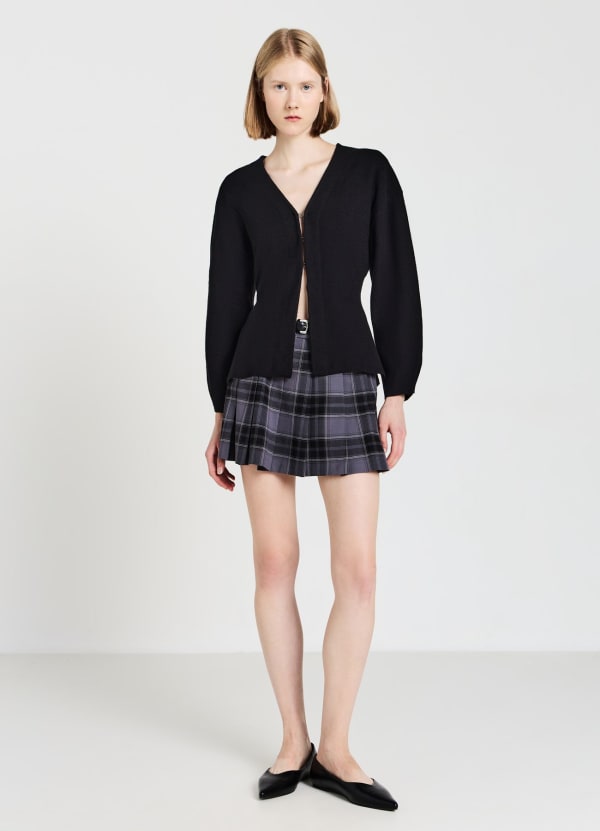 Cardigan scollo a V