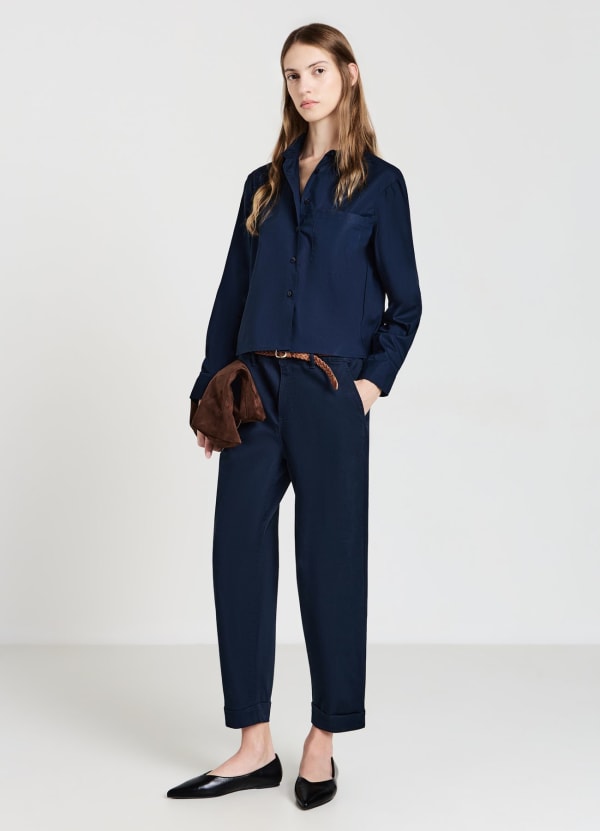 Pantaloni chino con cintura