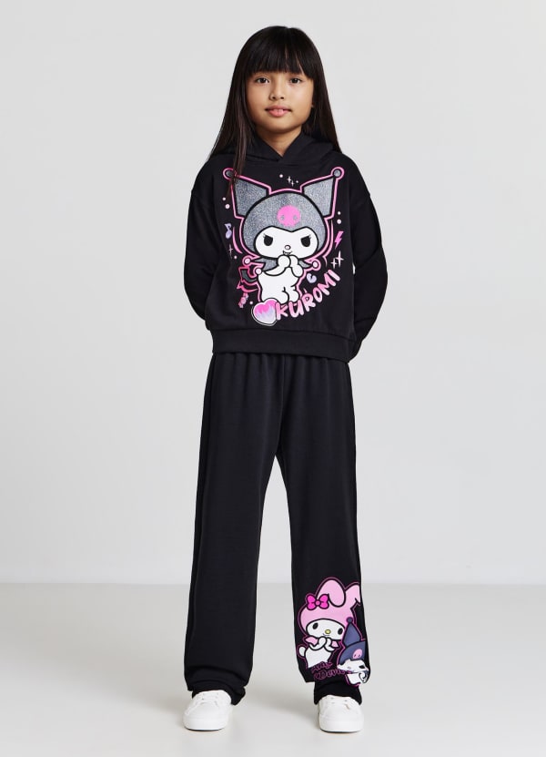 Pantaloni ginnici stampa Kuromi