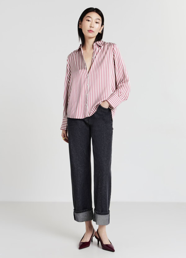 Camicia a righe