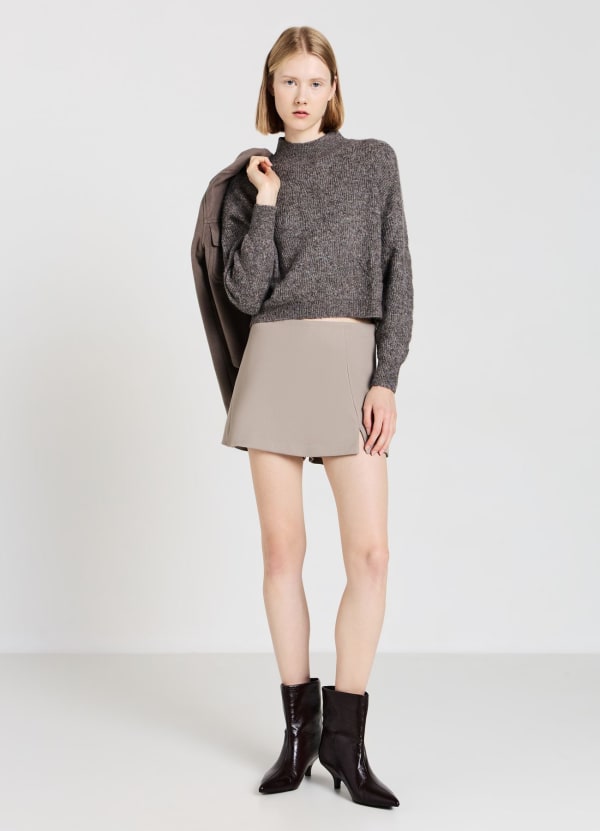 Maglia con trecce