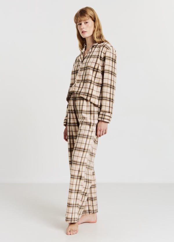 Pantalone pigiama a quadri