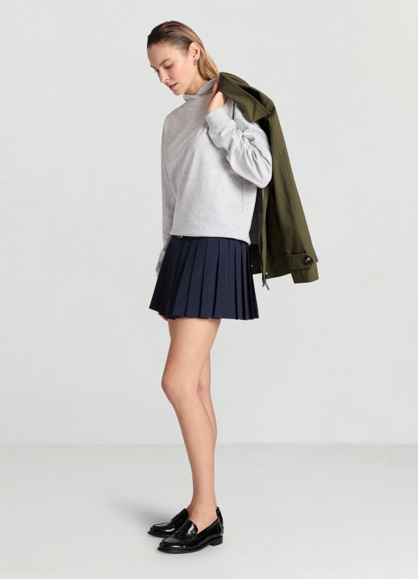 Gonna-pantalone plissettata