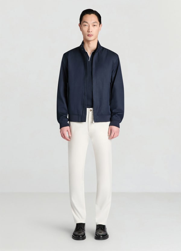 Bomber colletto alto
