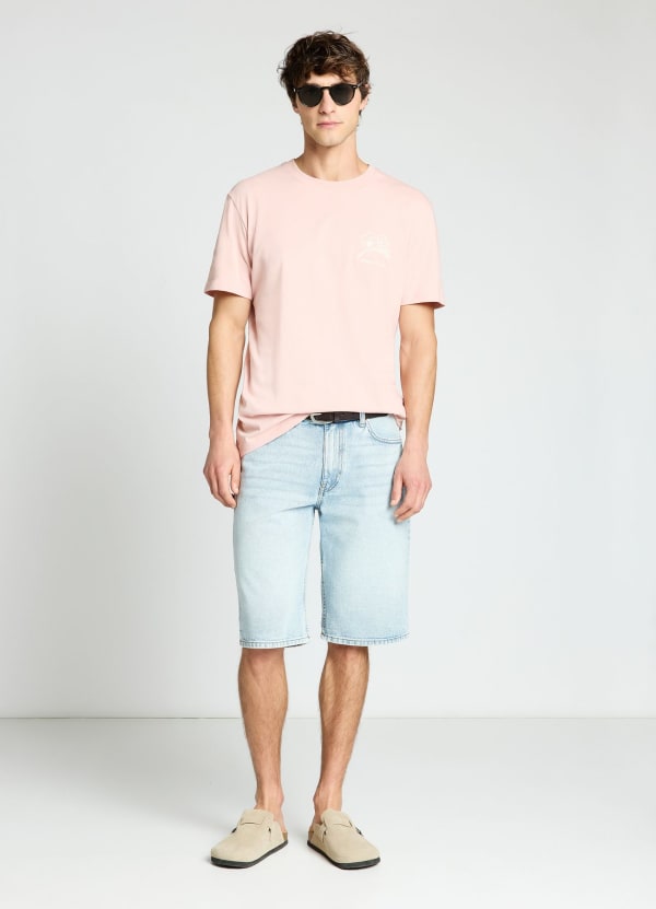 Pantaloncini jeans cinque tasche