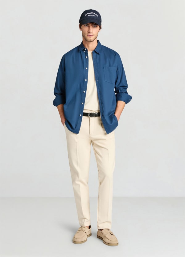 Camicia button down con taschino