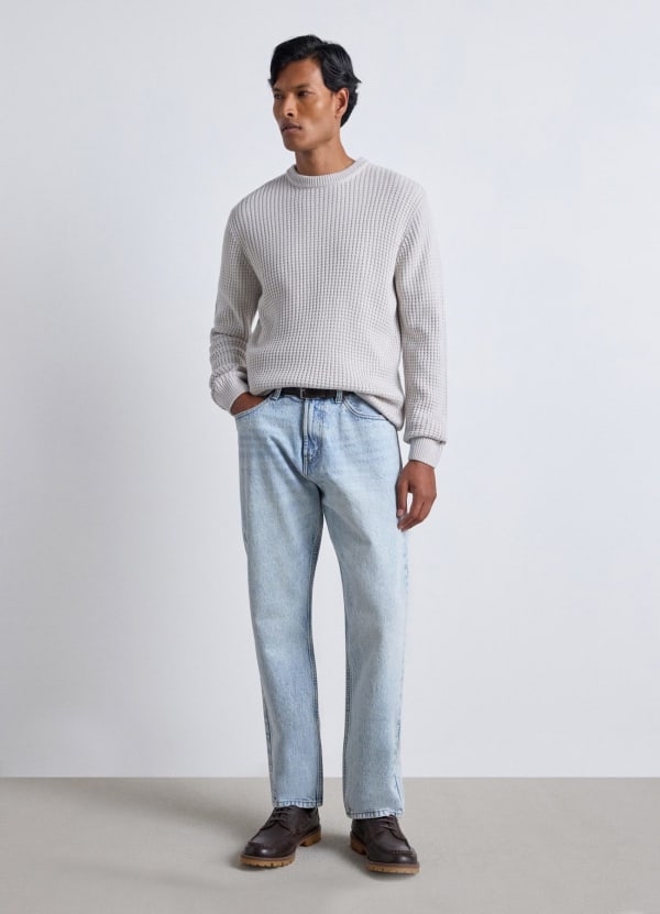 Jeans relaxed fit a cinque tasche