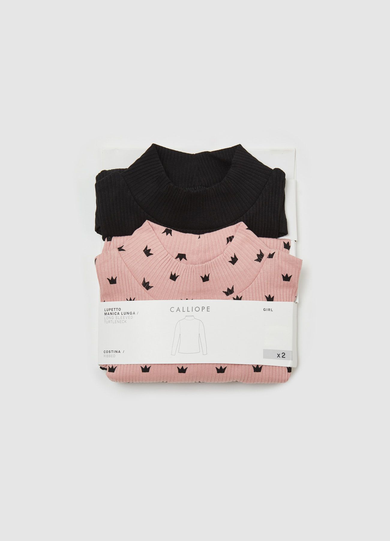 Pack 2 t-shirt lupetto