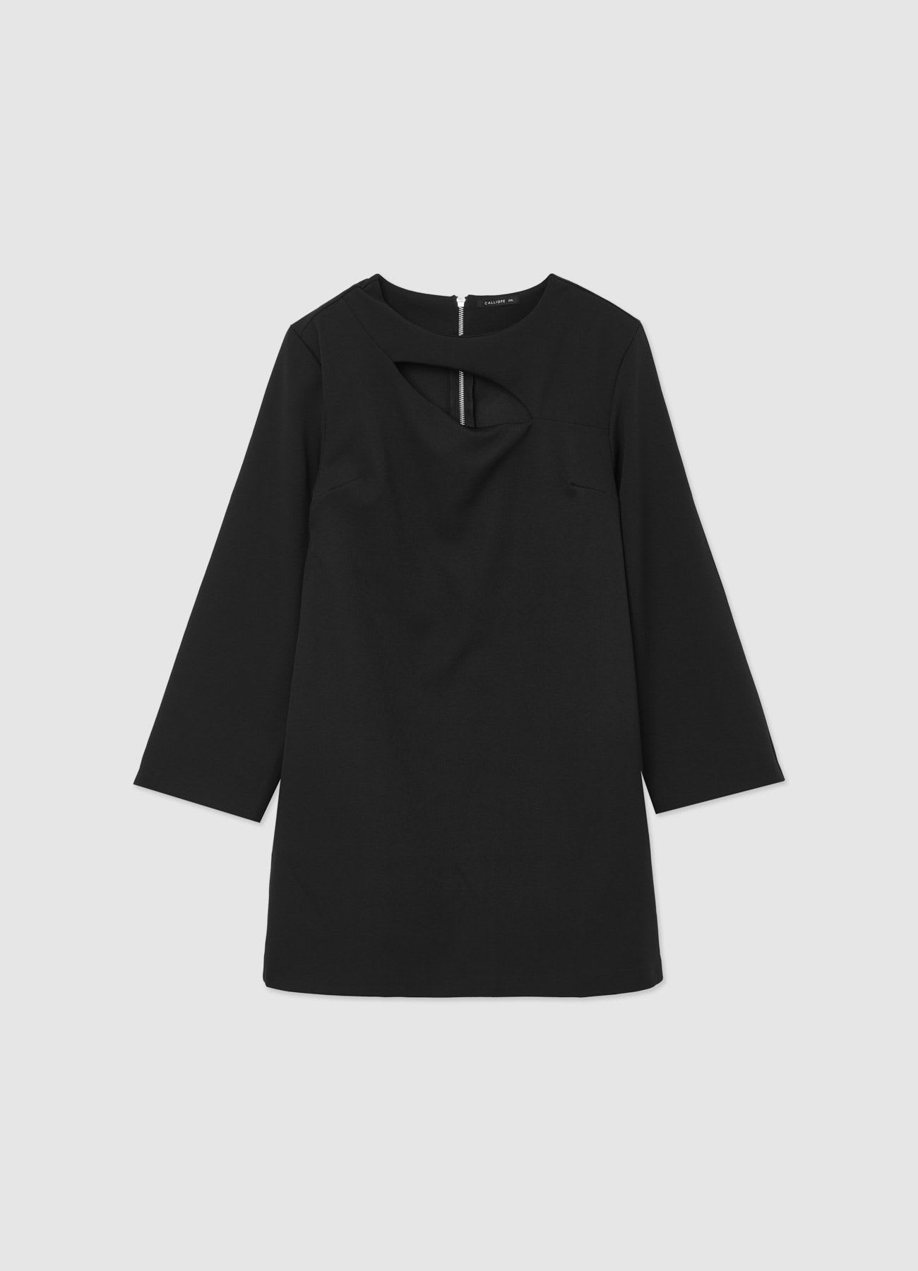 Vestito corto cut out
