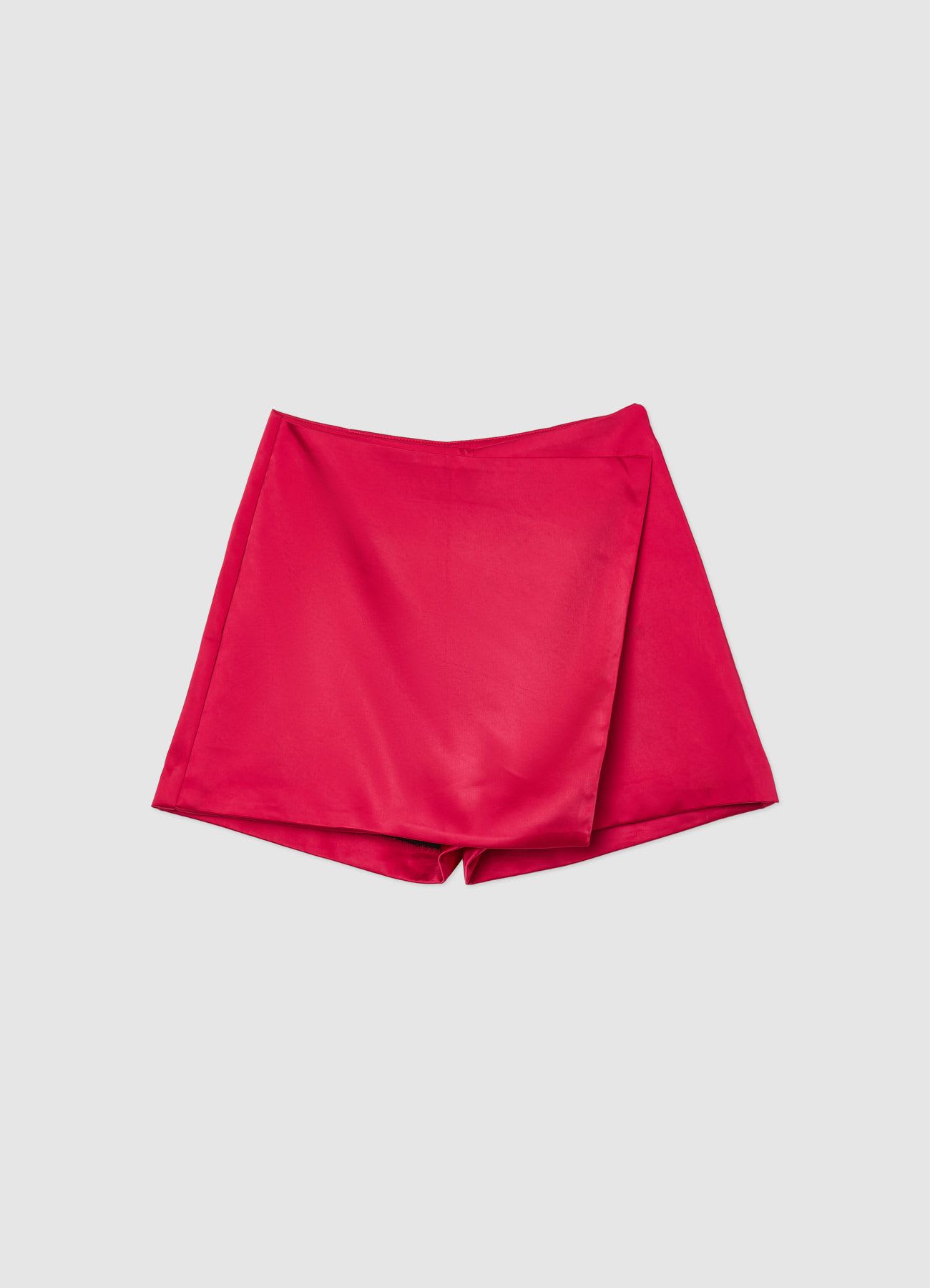 Gonna pantalone in simil satin