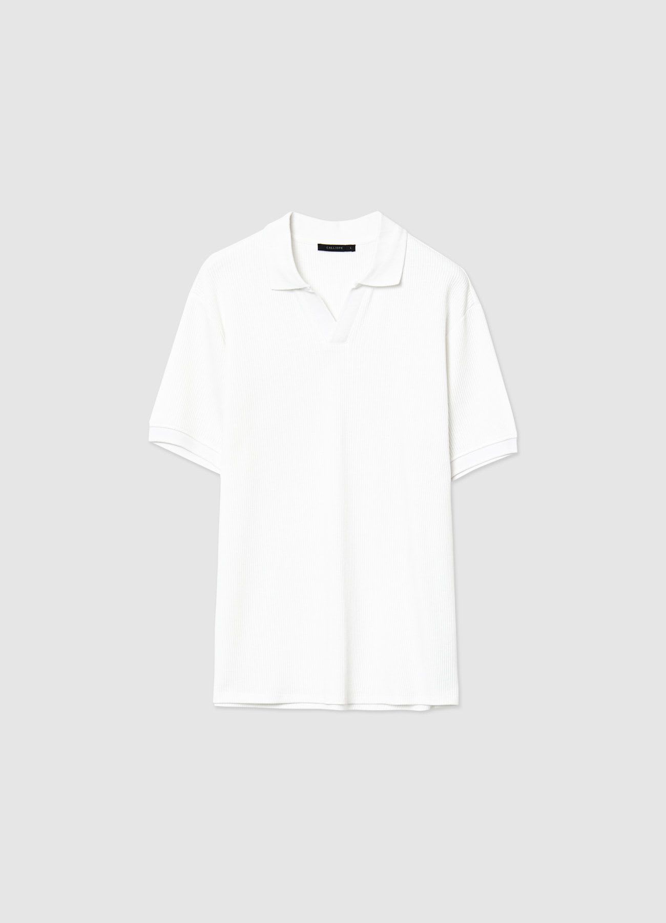 T-shirt polo a coste