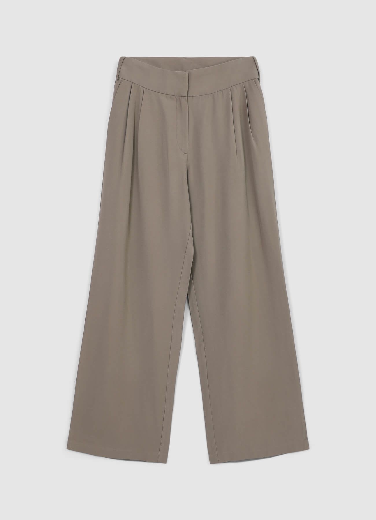 Pantaloni a palazzo tinta unita