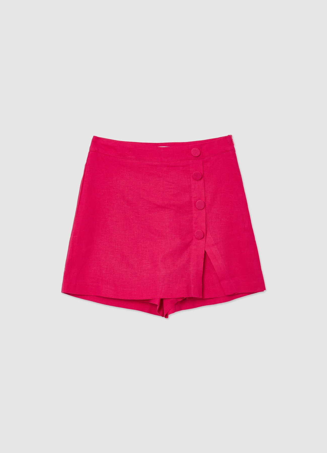 Gonna pantalone tinta unita