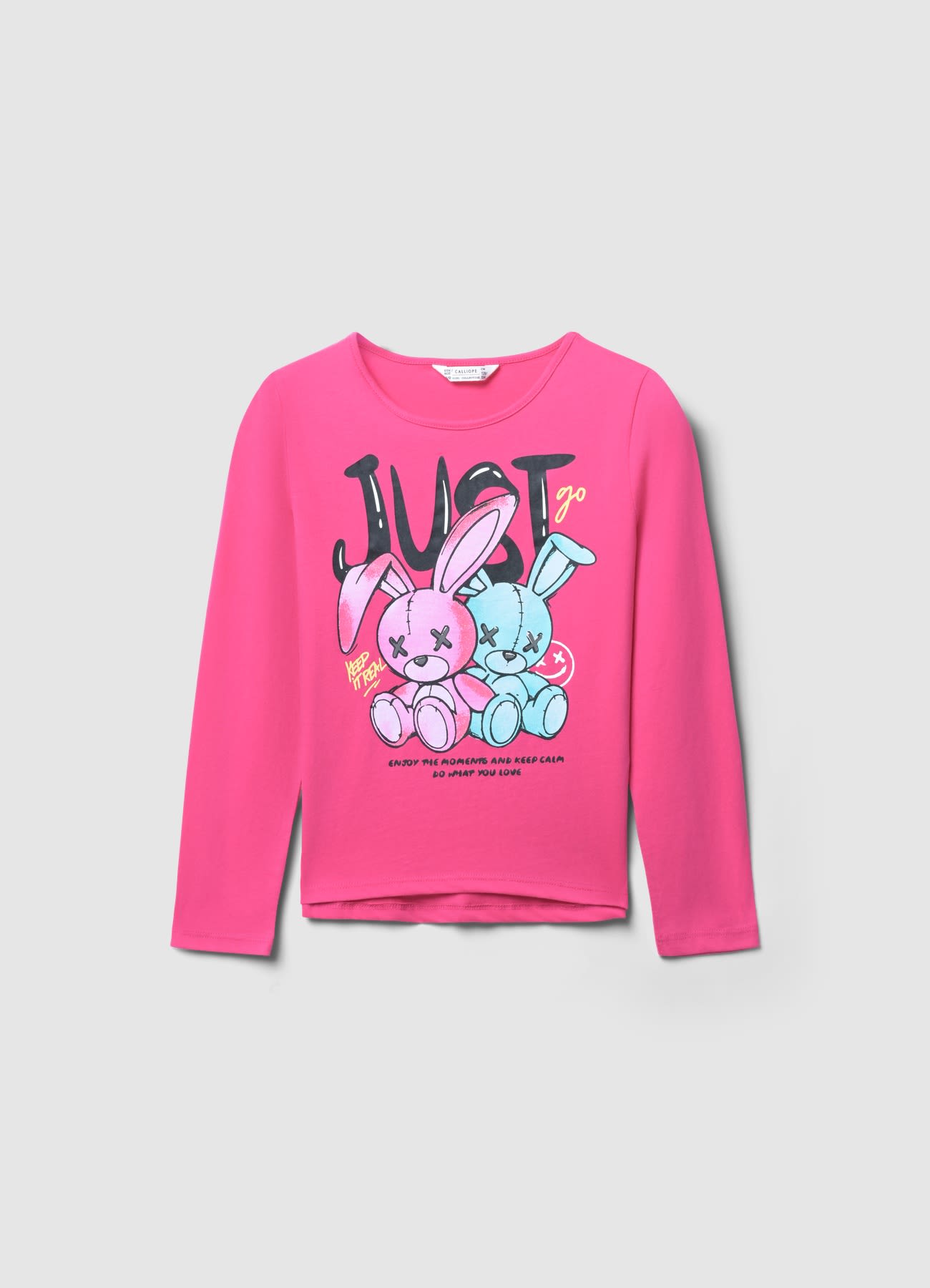 T-shirt a maniche lunghe con stampa