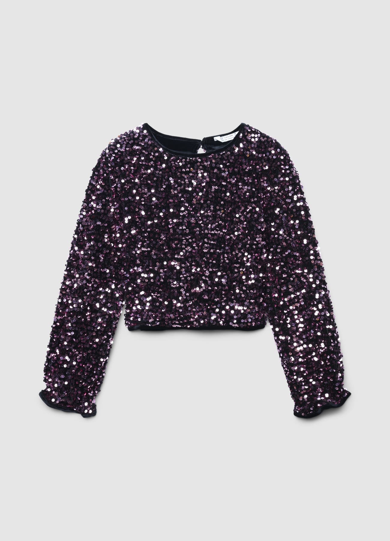 Blusa con paillettes