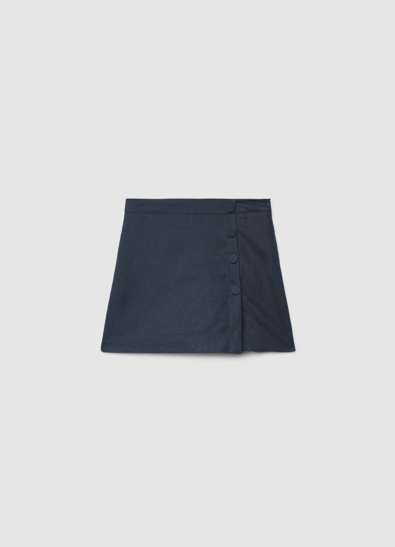 Gonna-pantalone con bottoni laterali