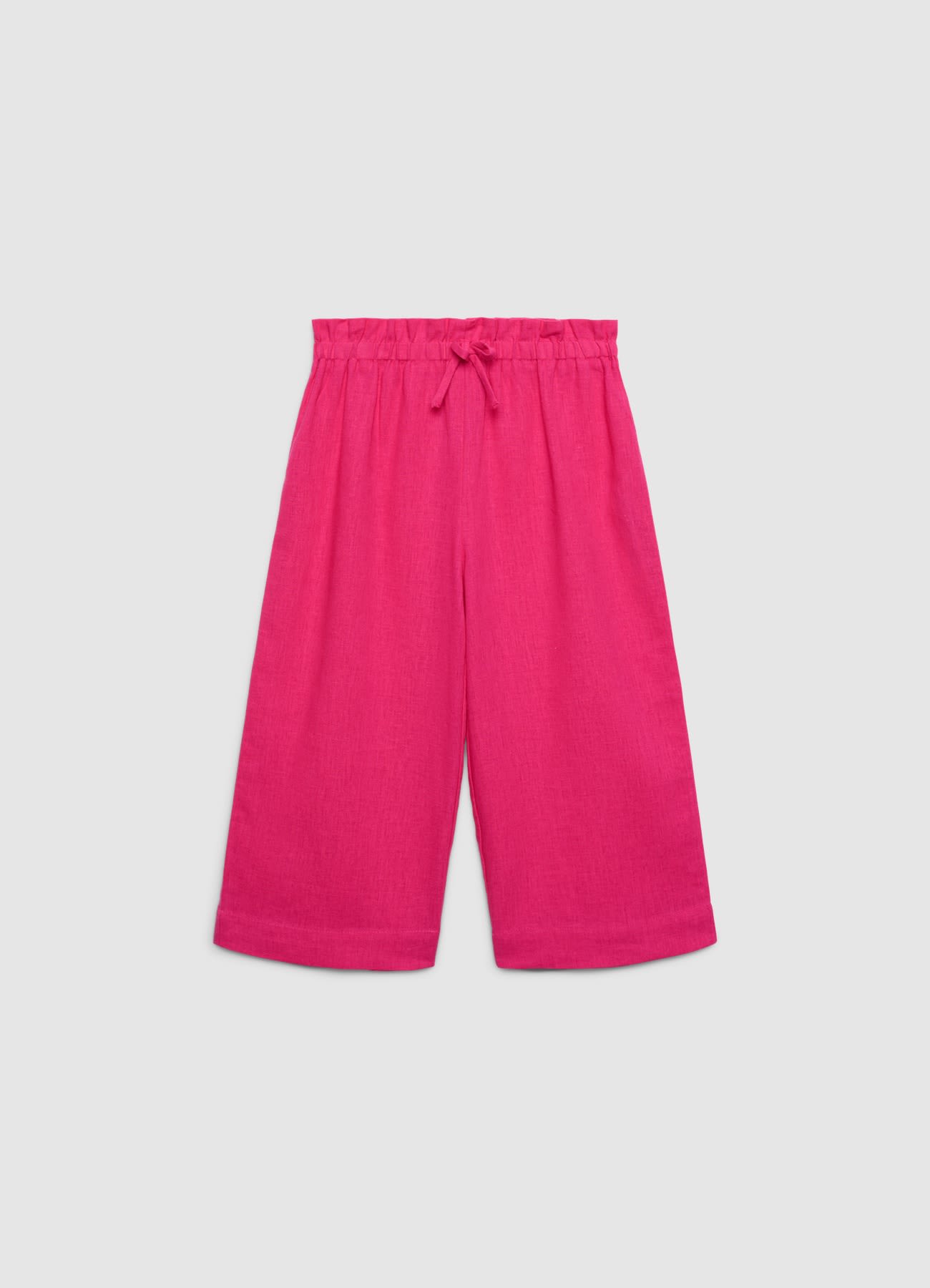 Pantaloni cropped con coulisse