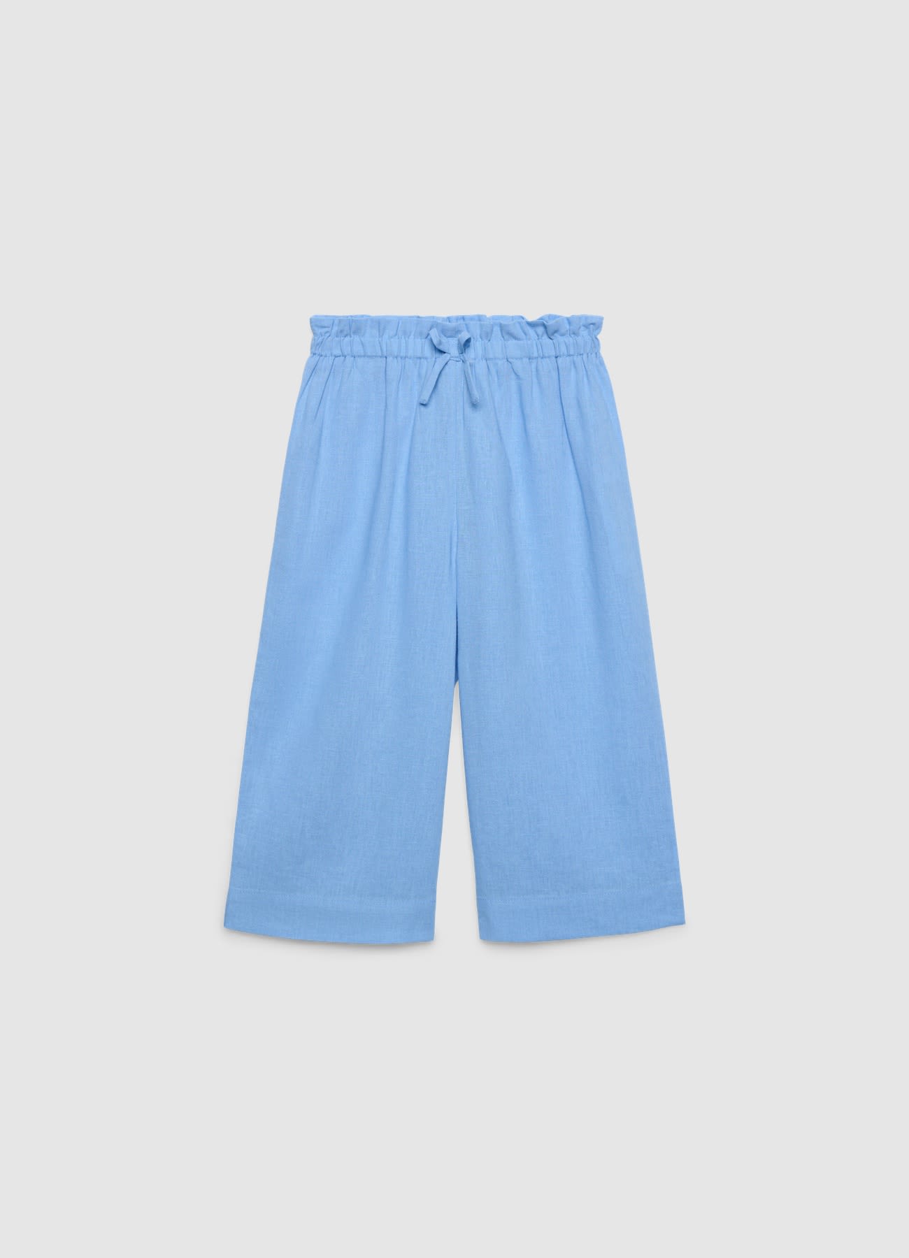 Pantaloni cropped con coulisse