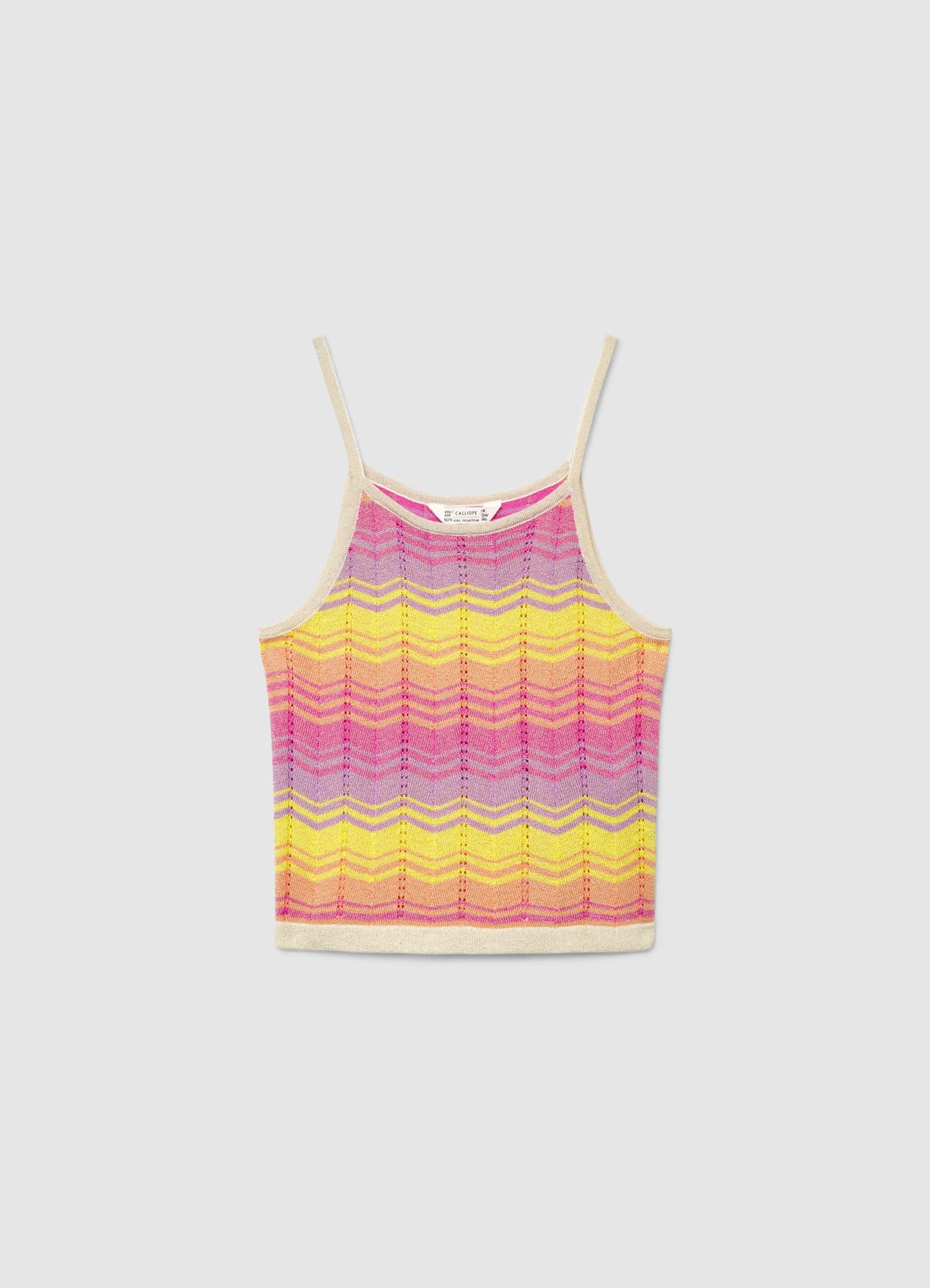 Top in maglia a righe