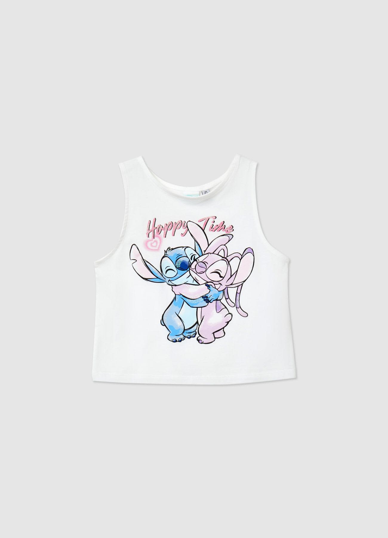 Top con stampa Stitch