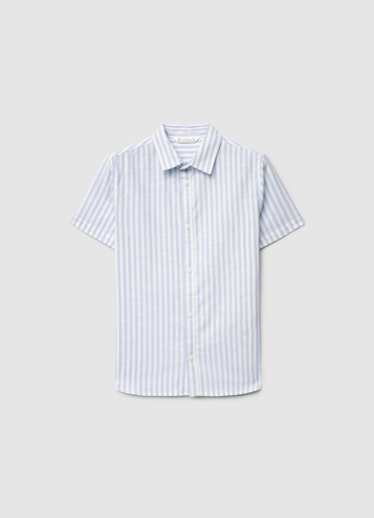 Camicia a righe con colletto classico