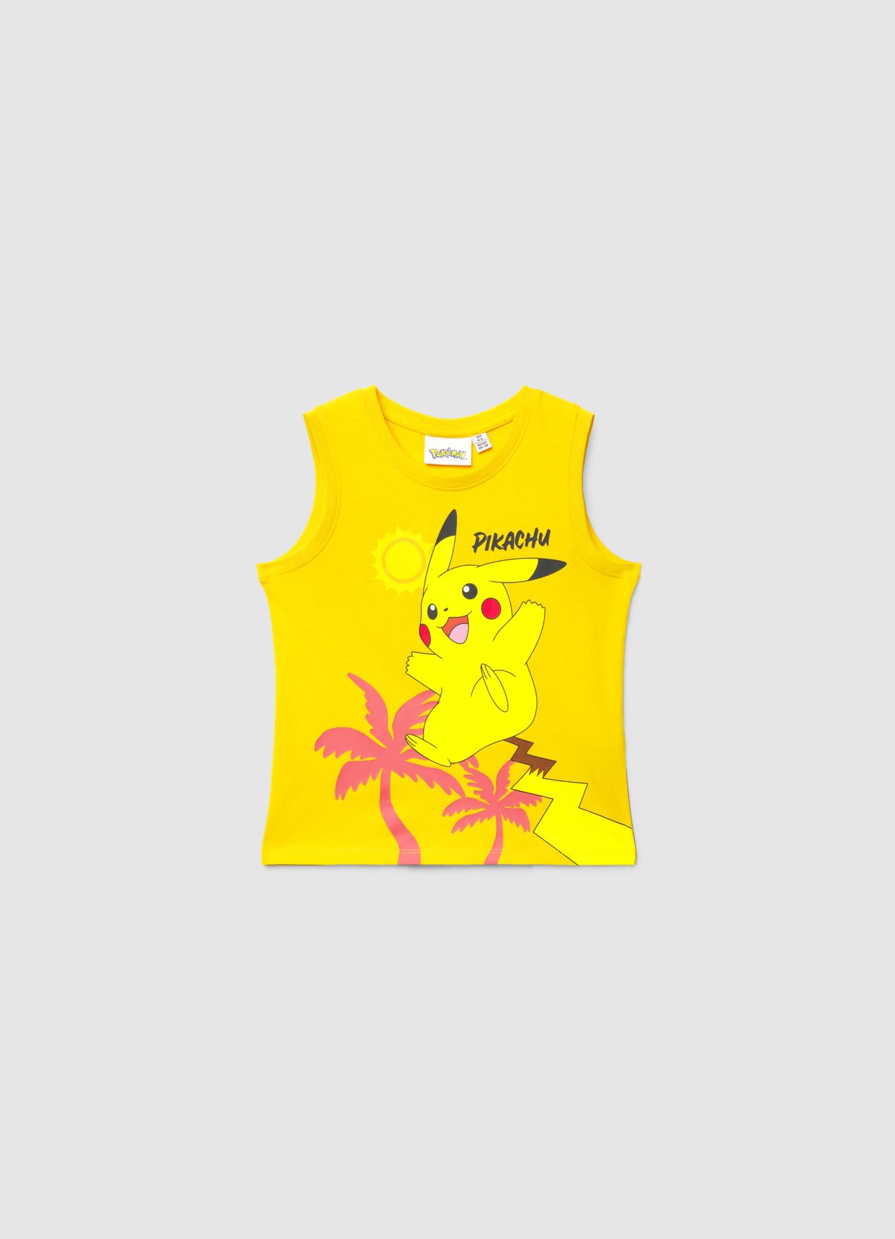 Canotta con stampa Pikachu