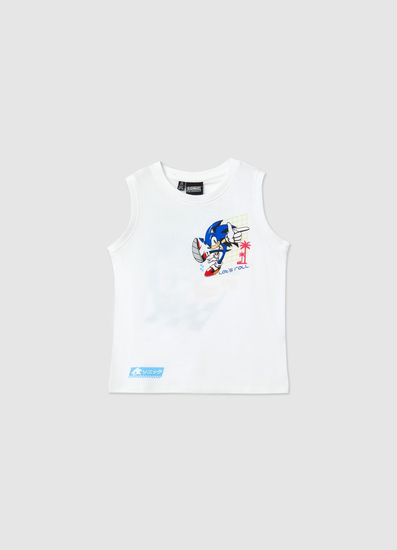 Canotta con stampa Sonic