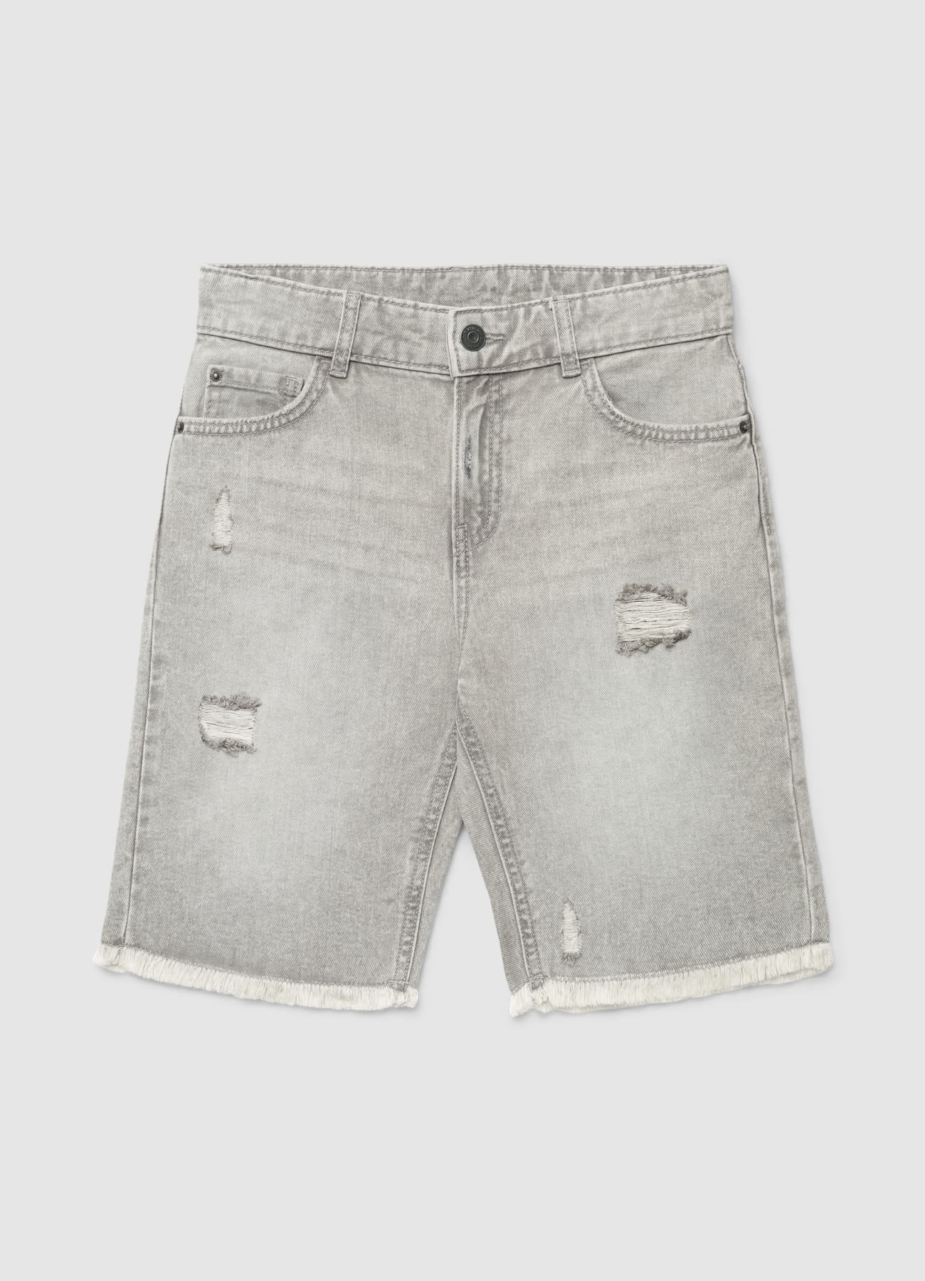 Pantaloncini in jeans con strappi