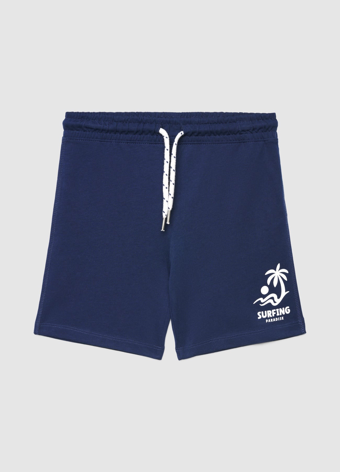 Pantaloncini ginnici over con coulisse e stampa